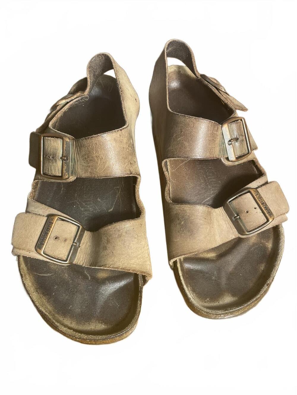 Birkenstock Sandals Womens Size 39 Brown Buckle Boho Good